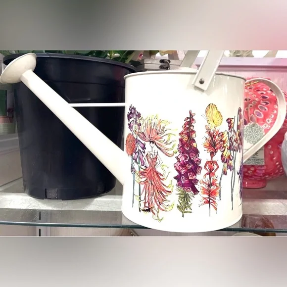 NEW Charlotte Posner London England Oversized Icon Garden Metal Watering Can HTF - Picture 2 of 5